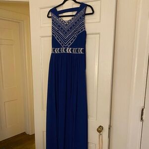 Open back maxi dress